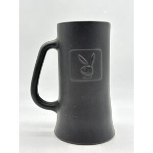 Playboy Black Glass Mug